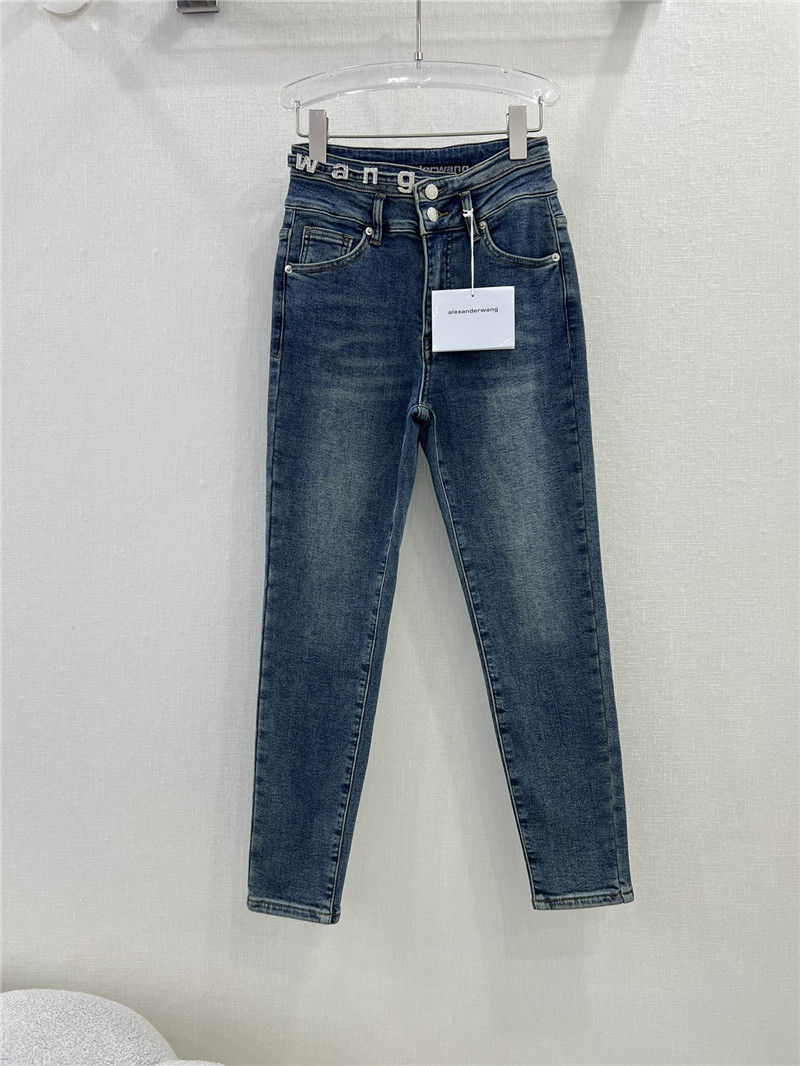 alexander wang high waist skinny jeans