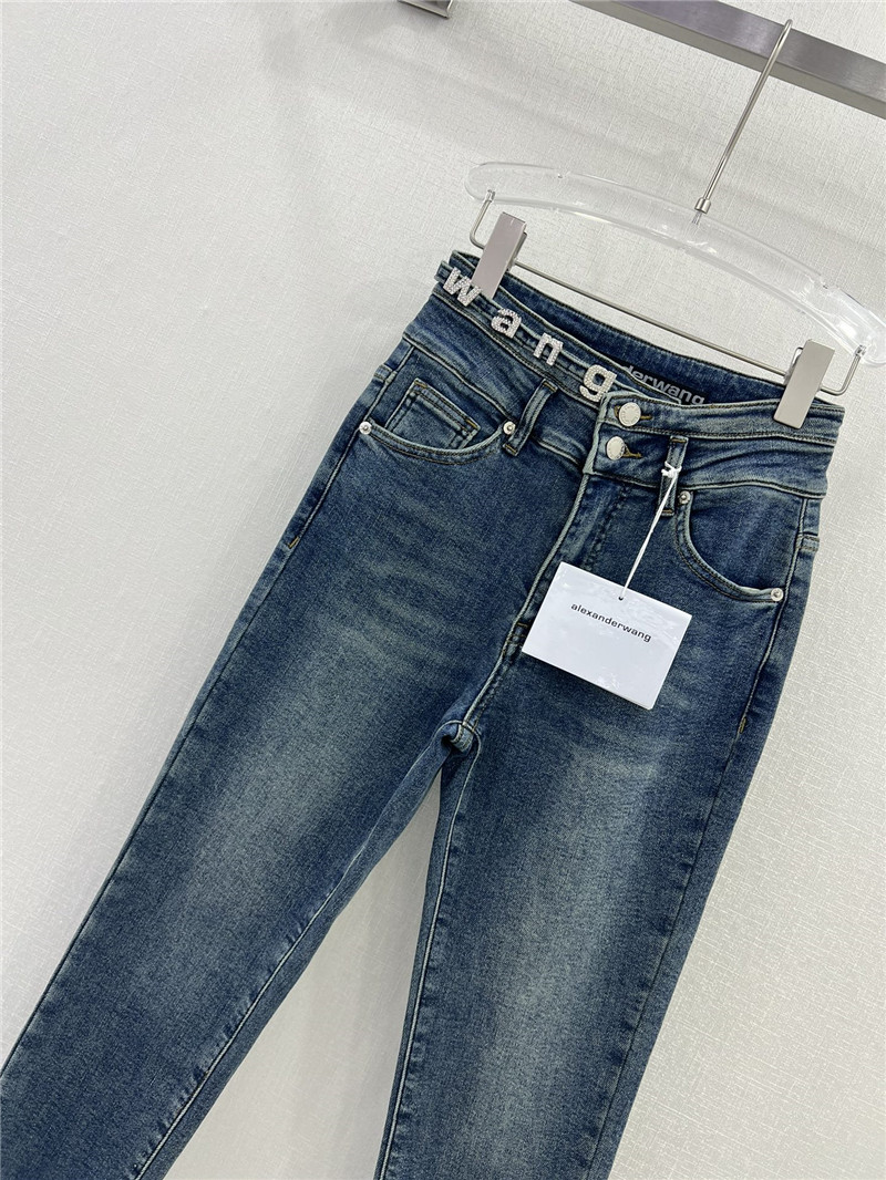 alexander wang high waist skinny jeans