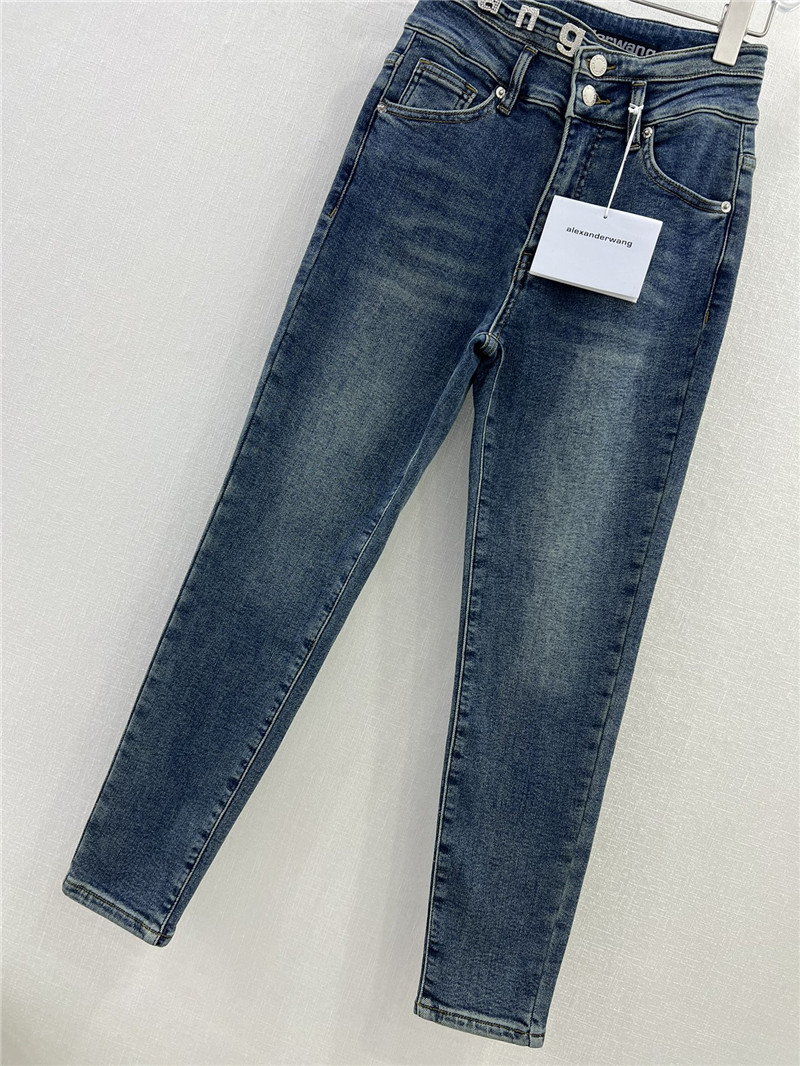 alexander wang high waist skinny jeans