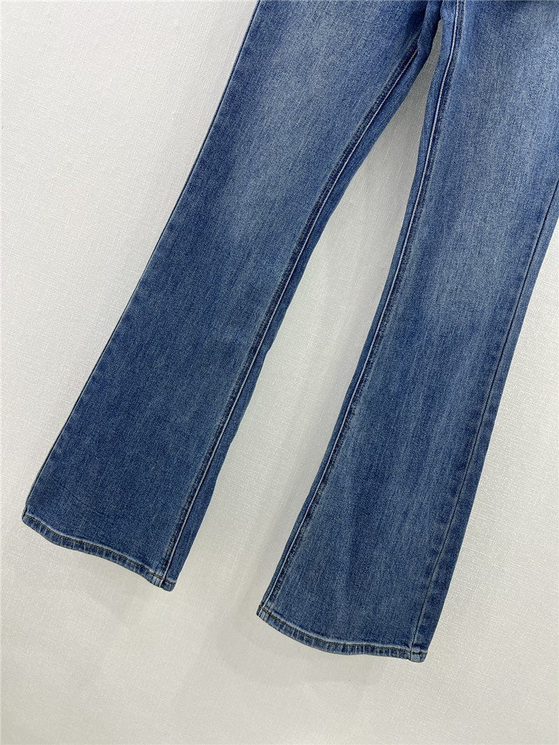 Pra*a high waist flared jeans