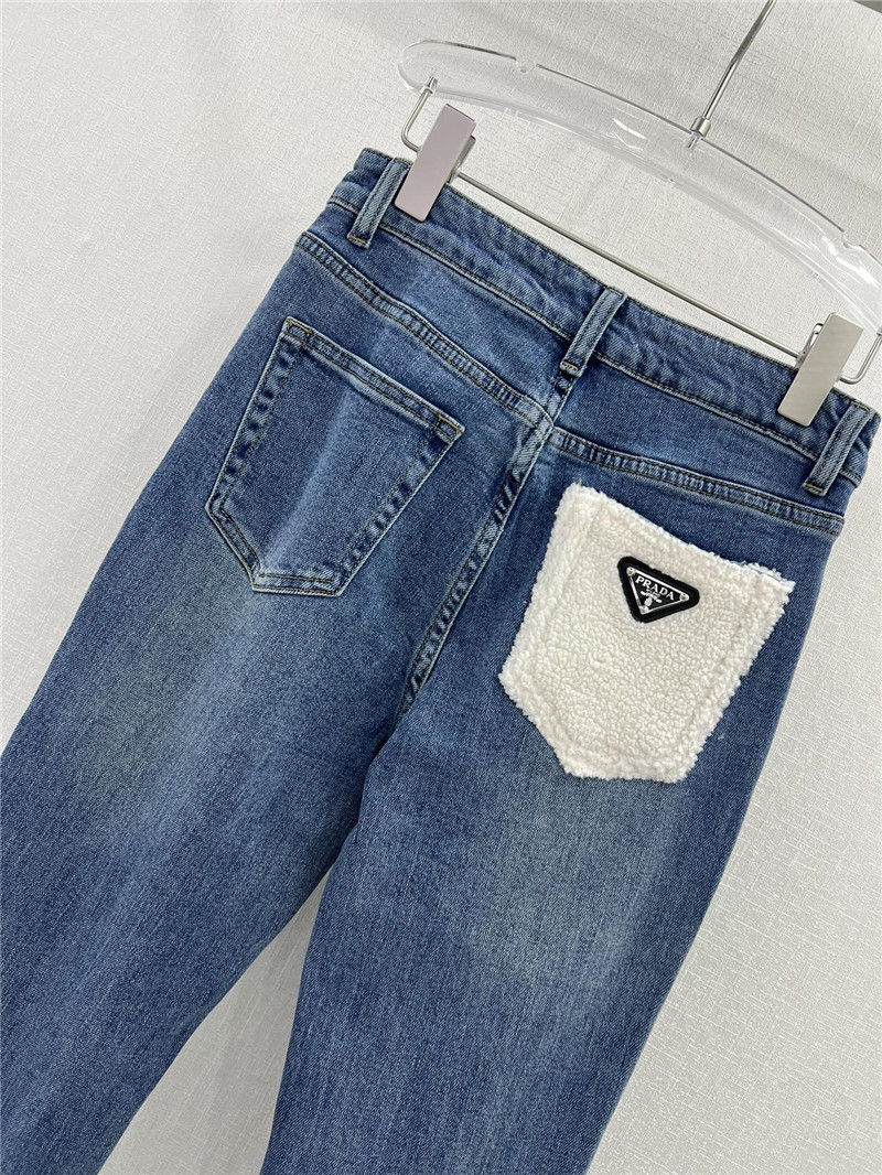Pra*a high waist flared jeans