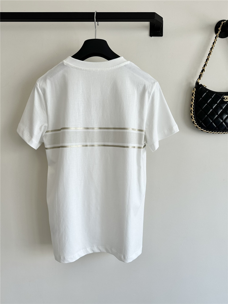 D10r embroidered butterfly t-shirt