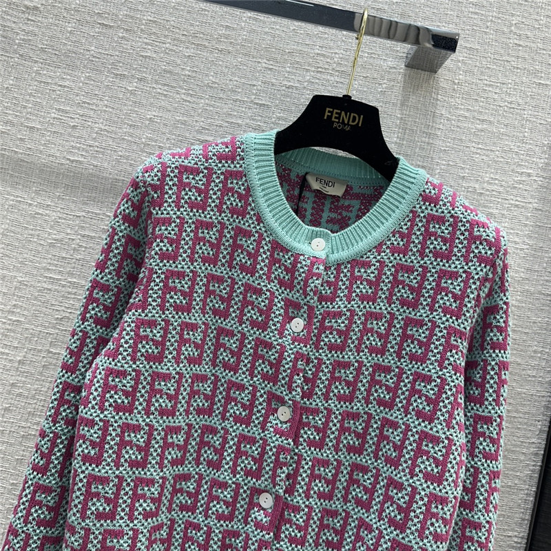 F**di ff presbyopic knit cardigan