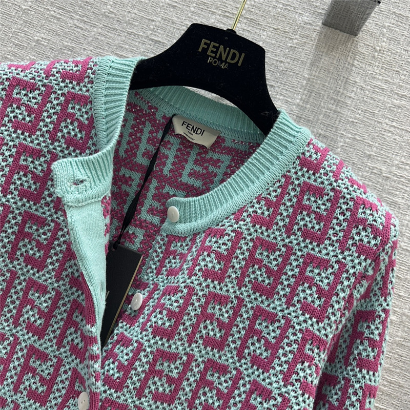 F**di ff presbyopic knit cardigan