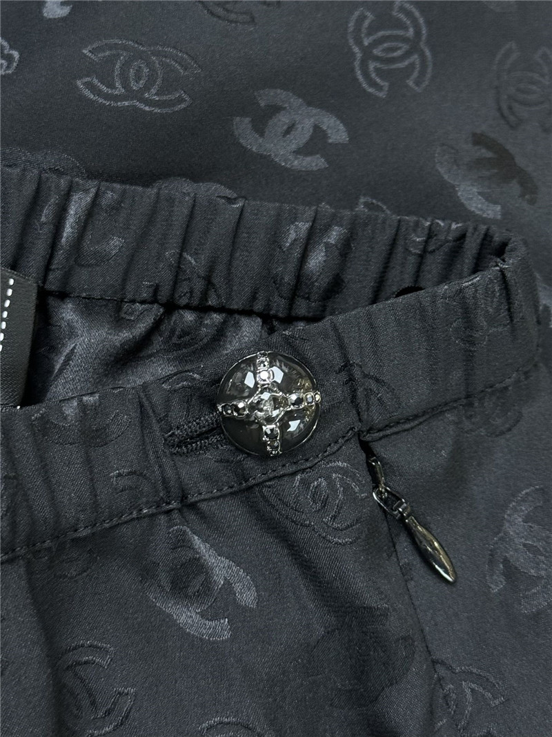 Ch**el full logo silk pants