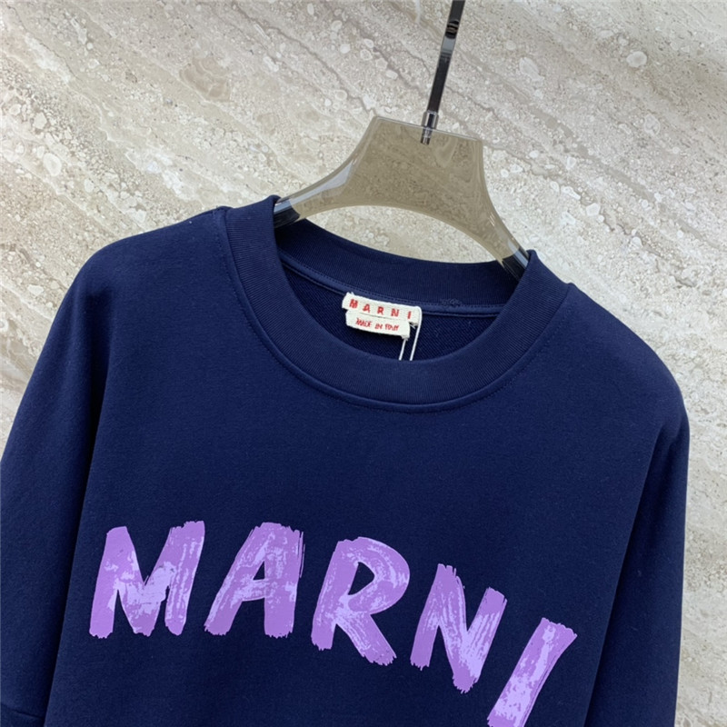Marni Logo Print Casual Sweatshirt