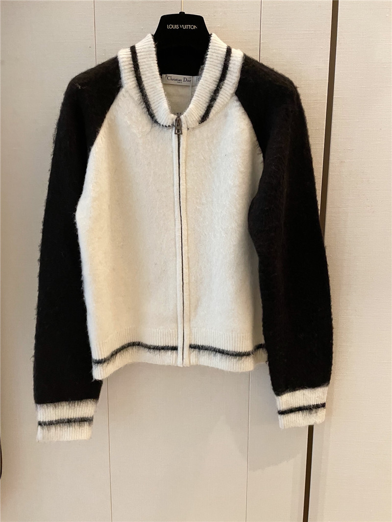 Dior Ski Zip Wool Cardigan