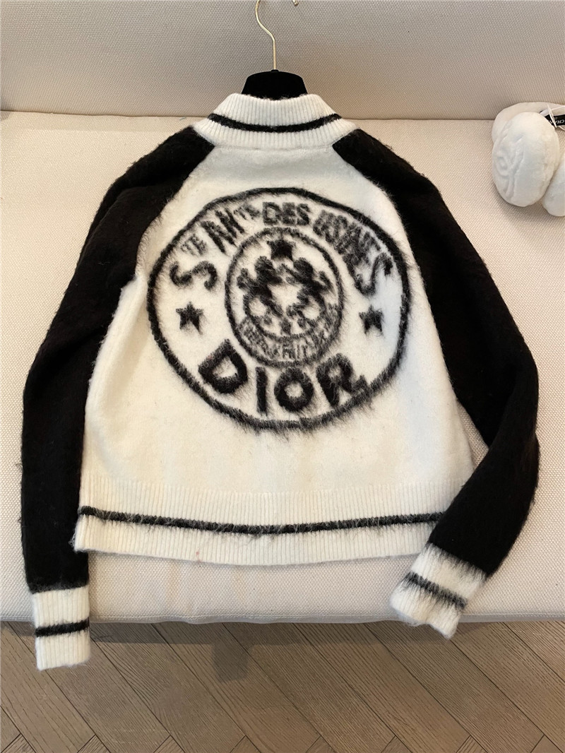 D10r ski zip wool cardigan