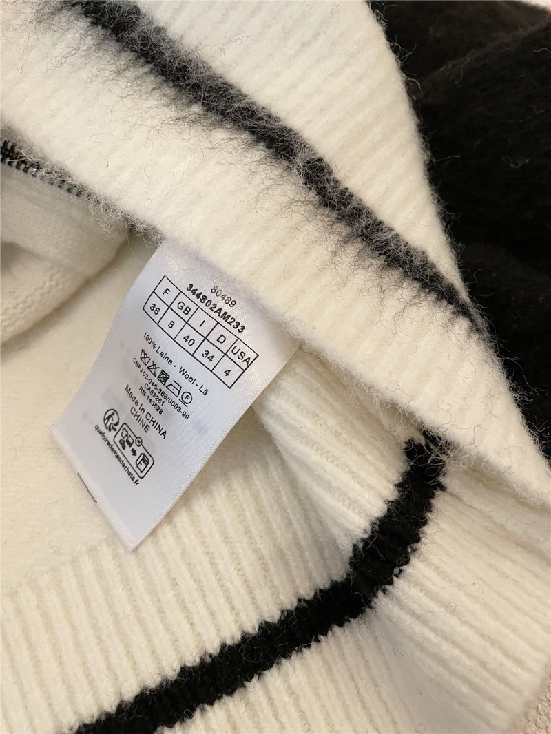 D10r ski zip wool cardigan