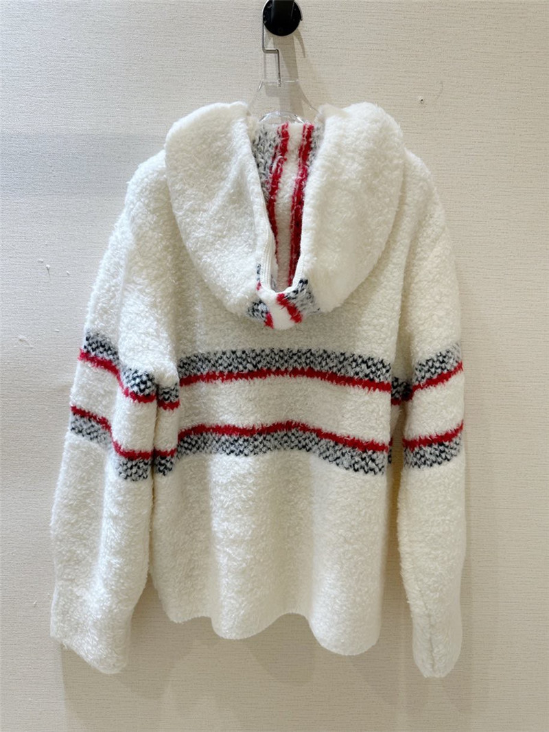 D10r white embroidered star logo hoodie