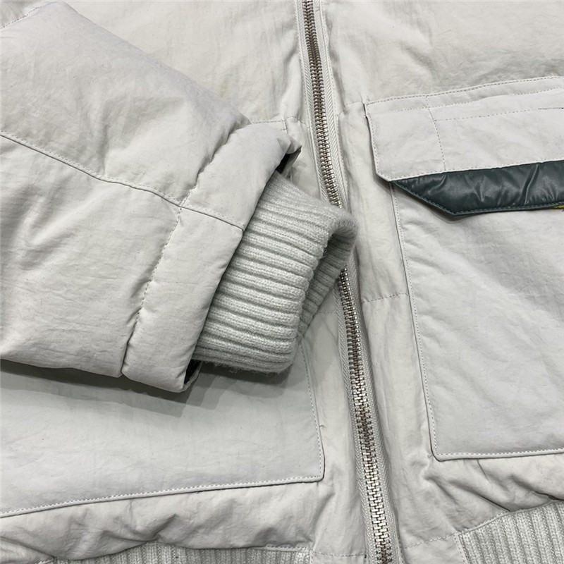 H**me5 turtleneck hooded down jacket