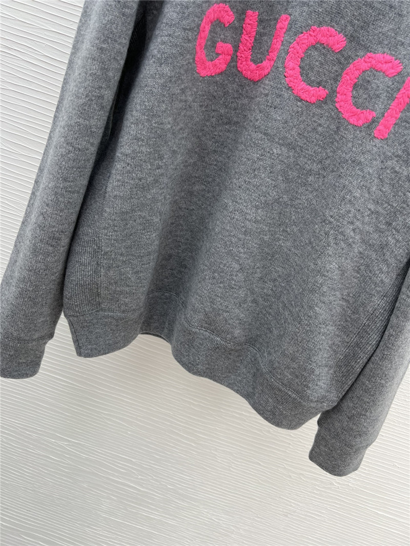 Gvc*1 logo hooded sweatshirt