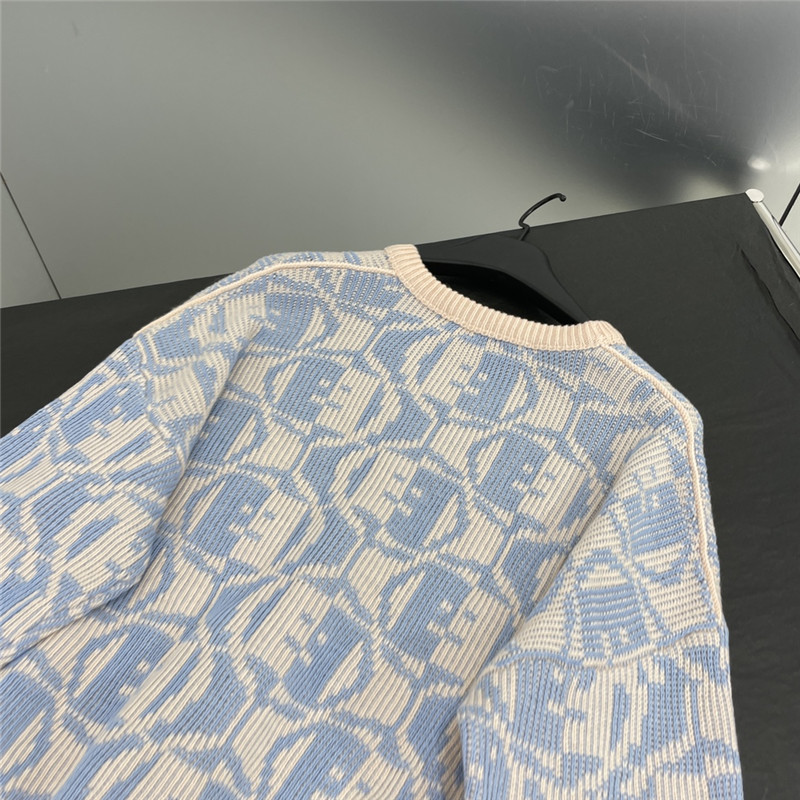 Acne Studios Jacquard Sweater Beige