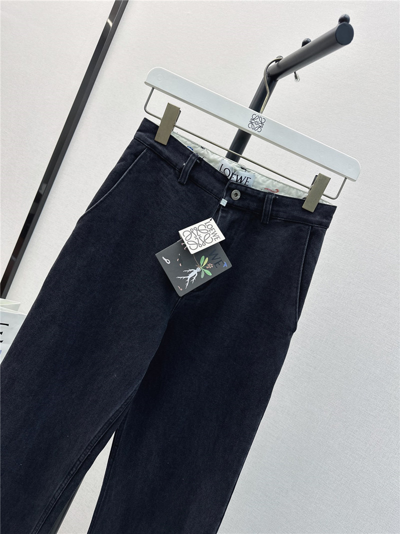 L0ew* new ginseng essence embroidery series jeans