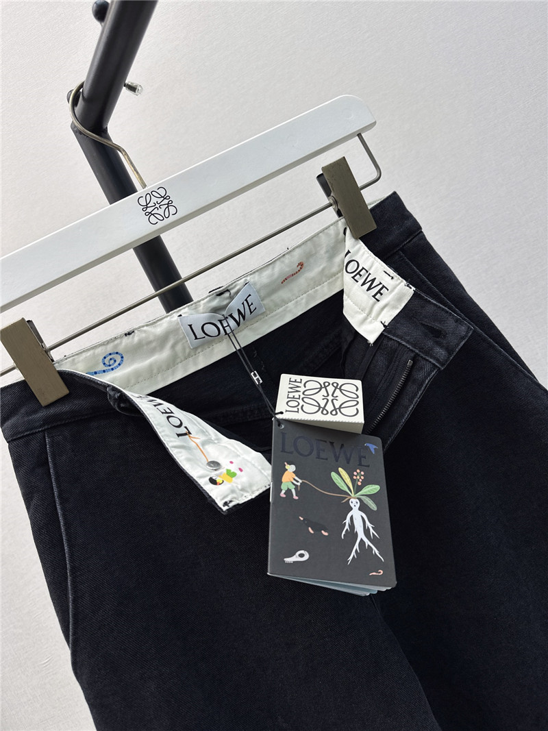 L0ew* new ginseng essence embroidery series jeans