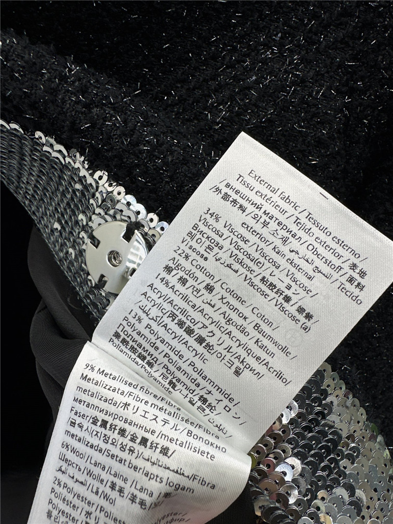 Va1e*ntin0 new sequin embroidered tweed jacket