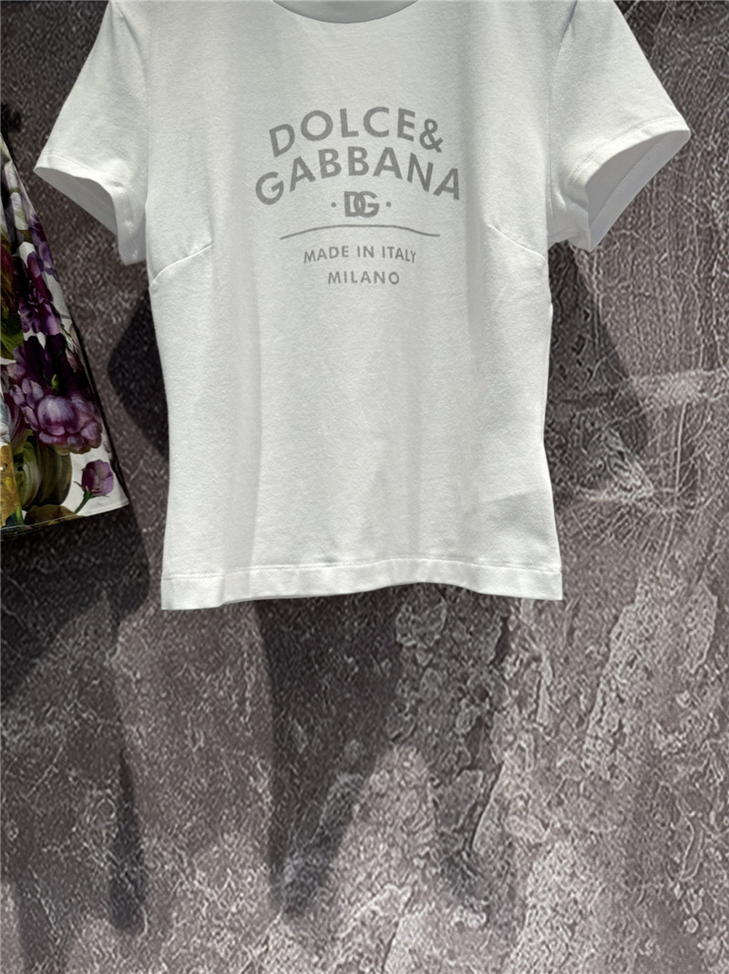 Dolce & Gabbana d&g monogram printed jersey t-shirt