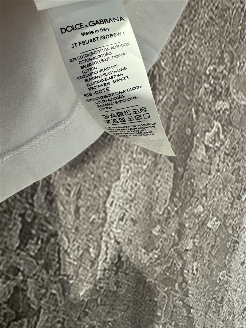 Dolce & Gabbana d&g monogram printed jersey t-shirt