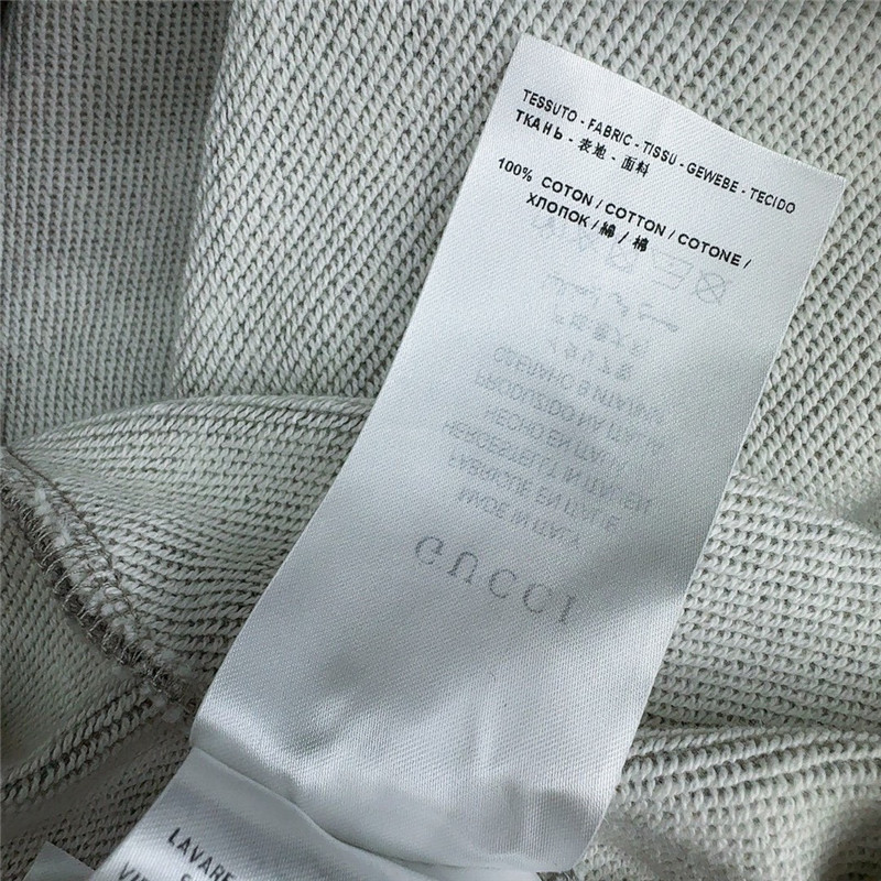 Gvc*1 embellished hooded sweatshirt grey