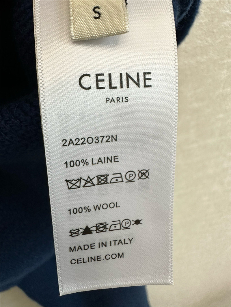 Ce1i*e lace collar cardigan blue