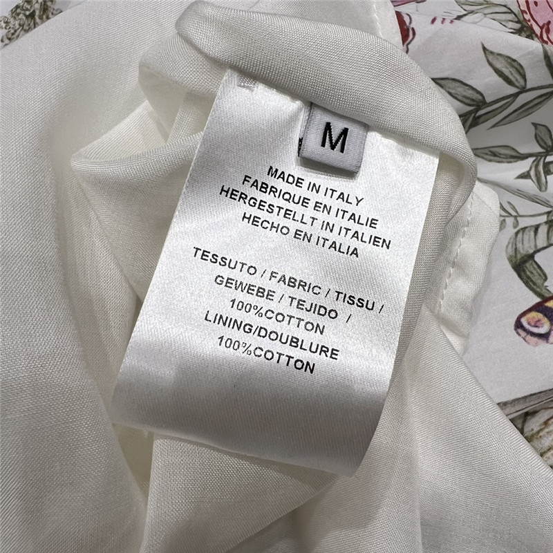 D10r long skirt with wide hem