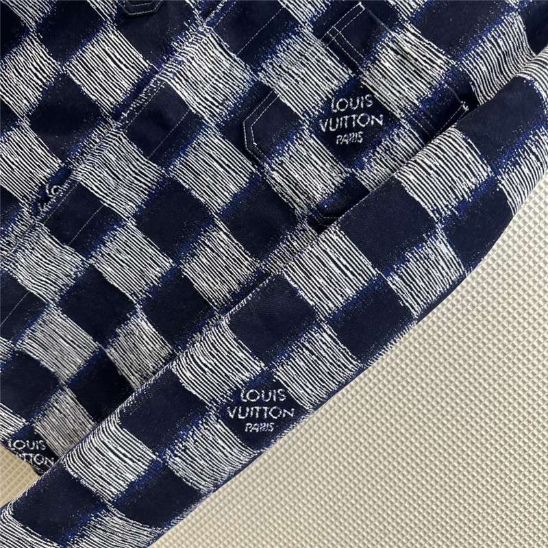 Ce1i*e blue logo checkerboard shirt