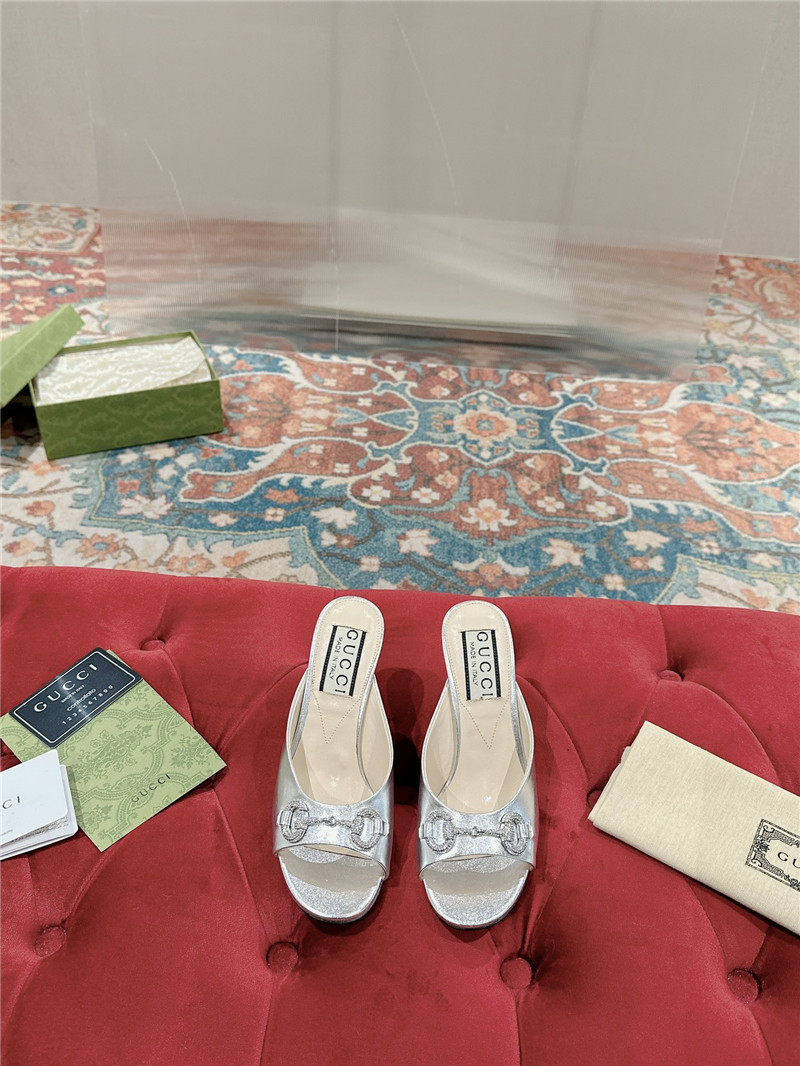 gvc*1 metal embellished crystal D1am0nd buckle half drag