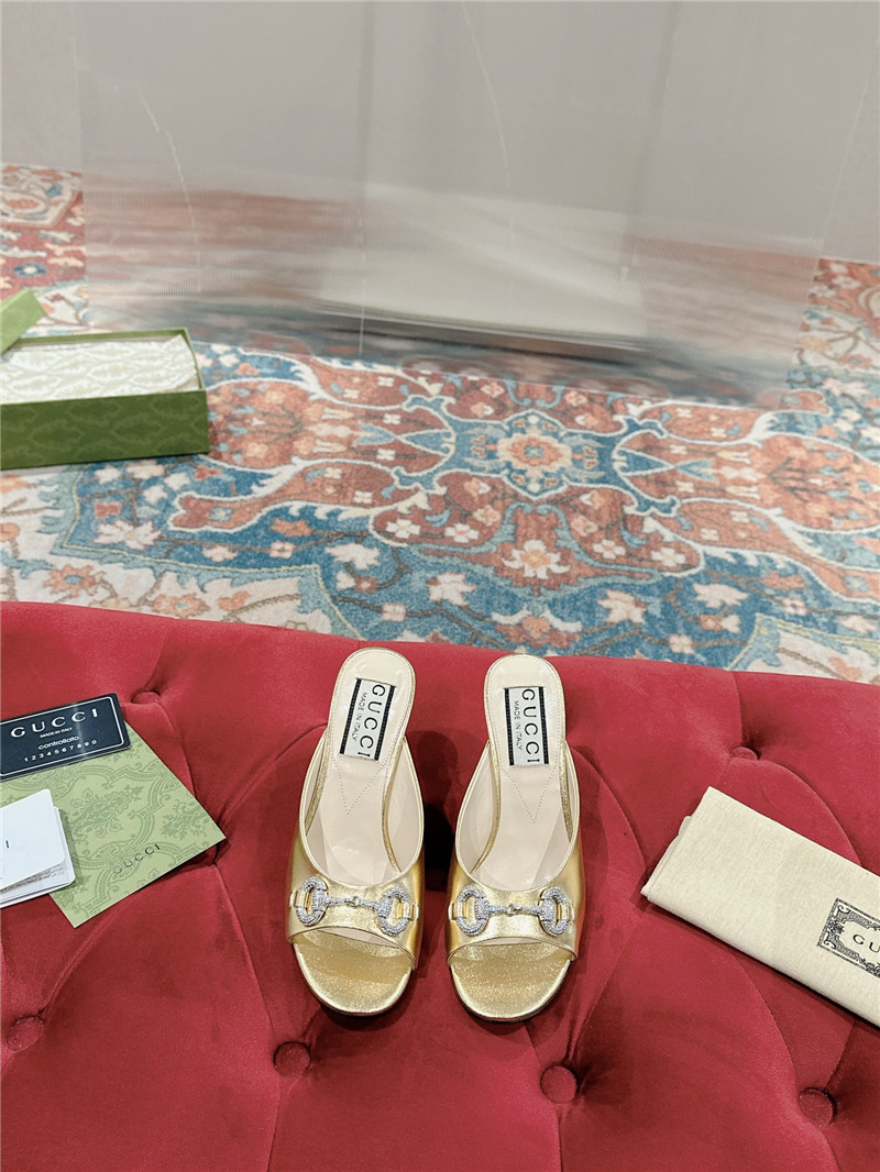 gvc*1 metal embellished crystal D1am0nd buckle half drag