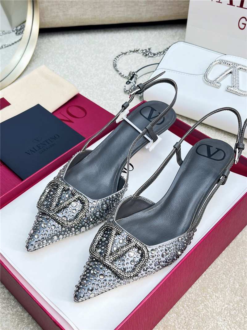 valentino new color V Logo buckle high heels sandals