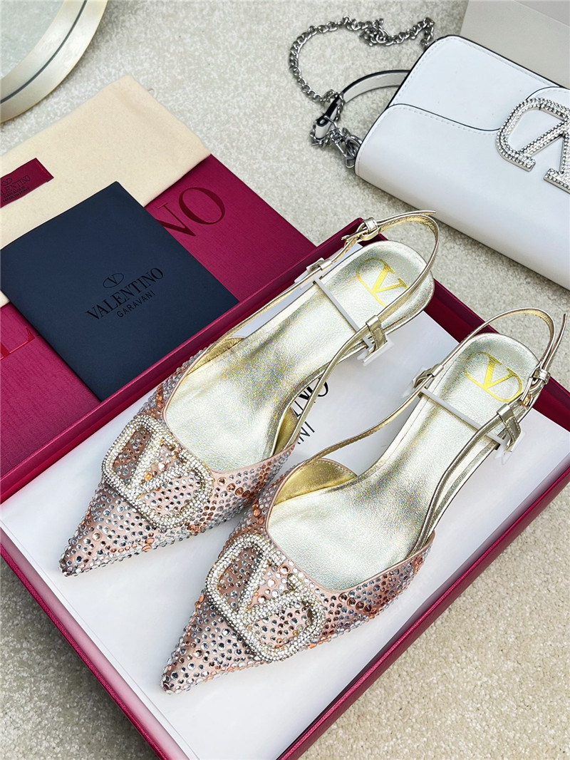 valentino new color V Logo buckle high heels sandals