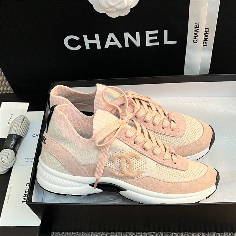 Chanel Women Pink Chanel Sneakers