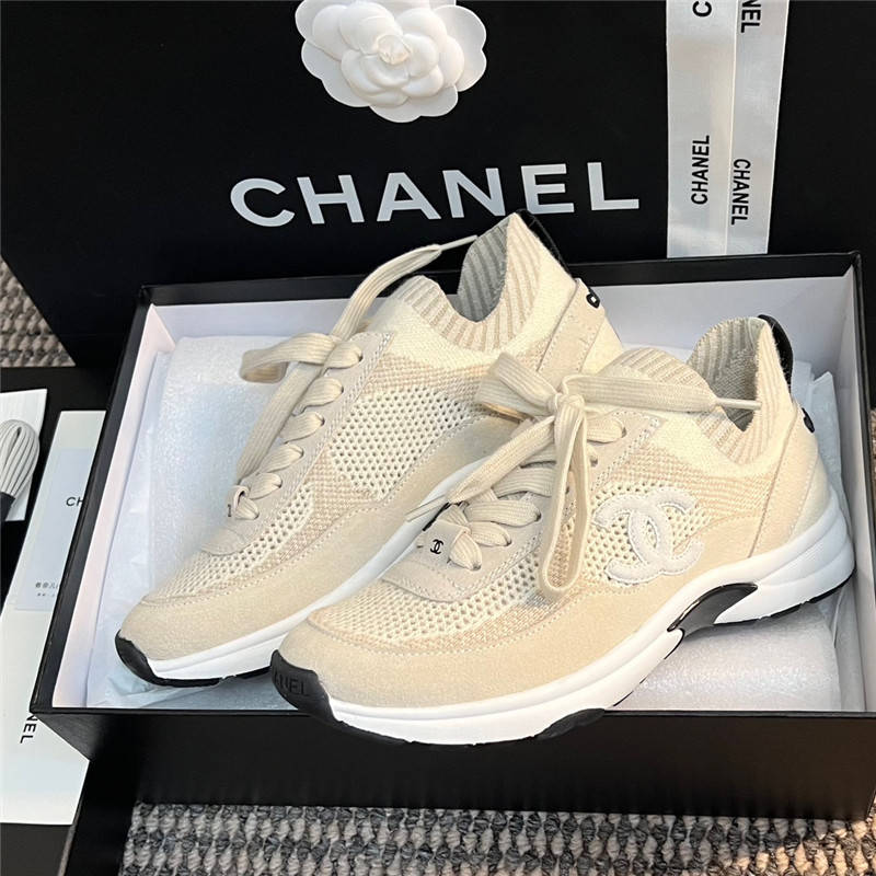 Ch**el women beige Ch**el sneakers