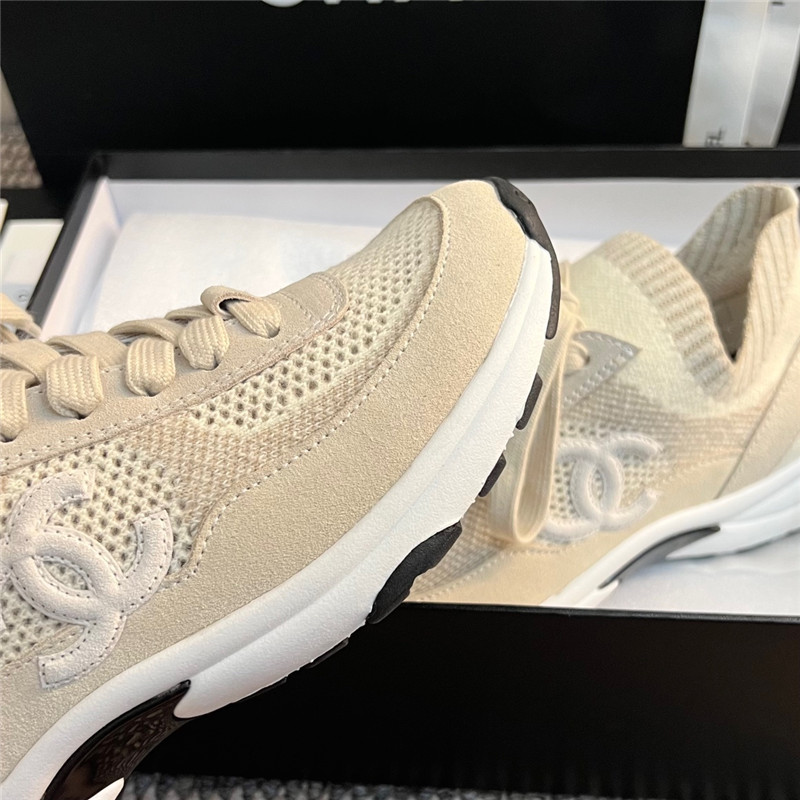 Ch**el women beige Ch**el sneakers
