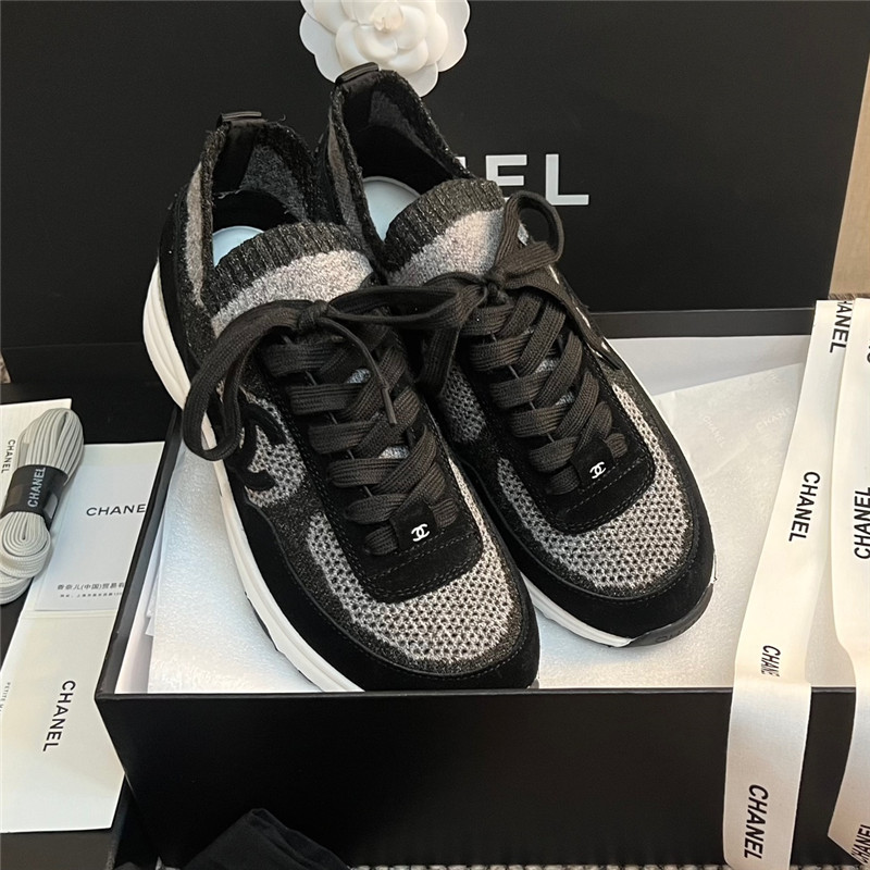 Chanel Women?¡¥s Black Chanel Sneakers
