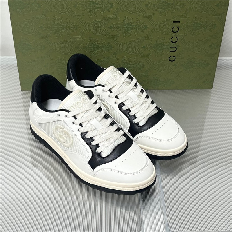 Gucci Black and White Women¡¯s GG Low Top Sneakers