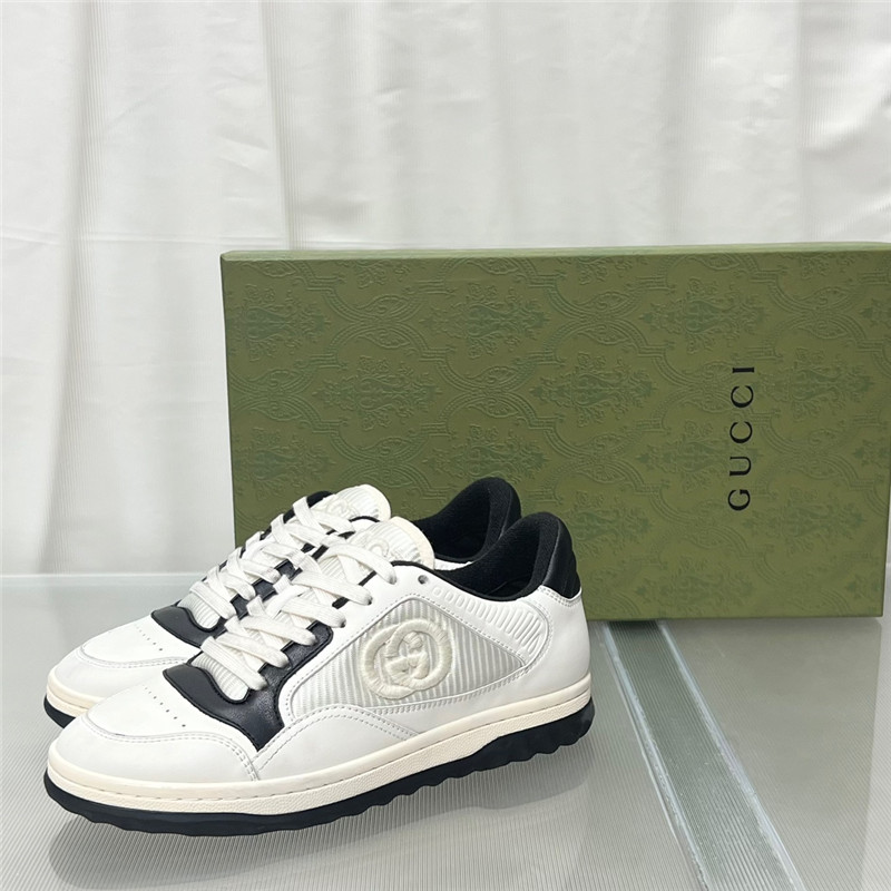 Gucci Black and White Women¡¯s GG Low Top Sneakers