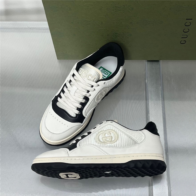 Gucci Black and White Women¡¯s GG Low Top Sneakers
