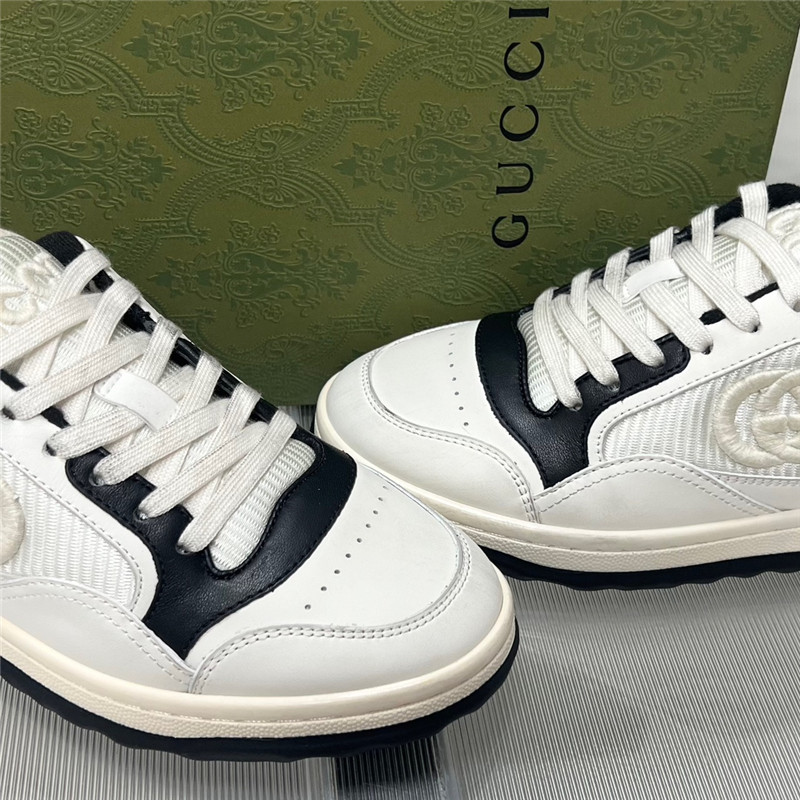 Gucci Black and White Women¡¯s GG Low Top Sneakers