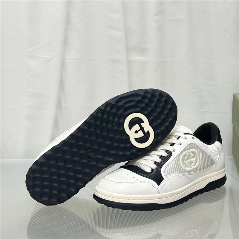 Gucci Black and White Women¡¯s GG Low Top Sneakers