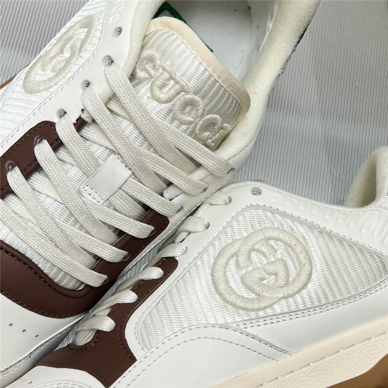 Gucci Brown White Women¡¯s GG Low Top Sneakers