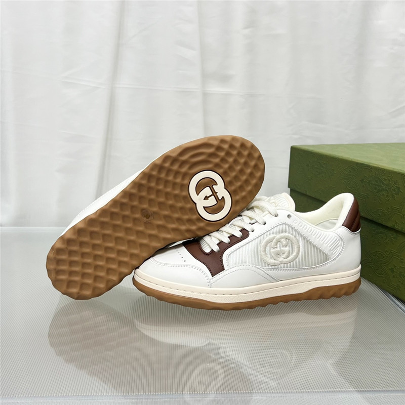 Gucci Brown White Women¡¯s GG Low Top Sneakers