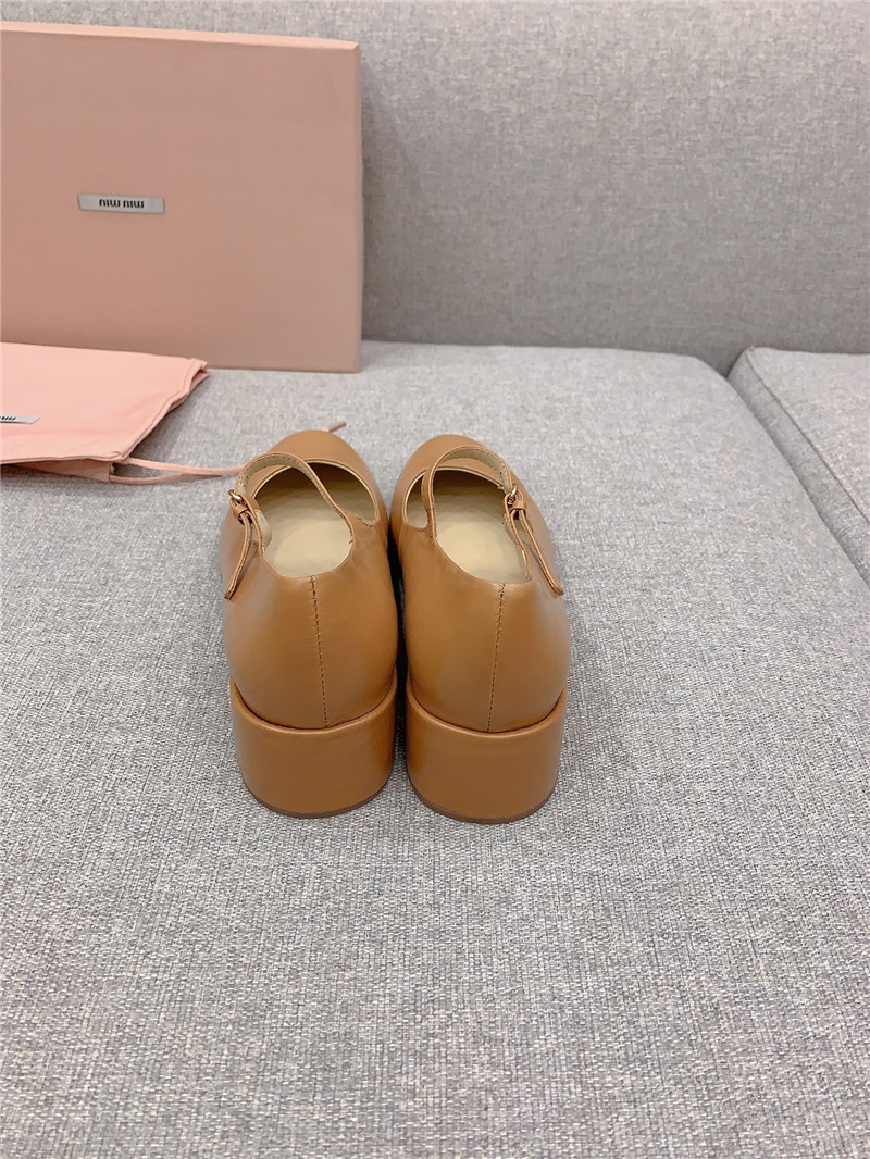 miumiu new thick heel Mary Jane shoes