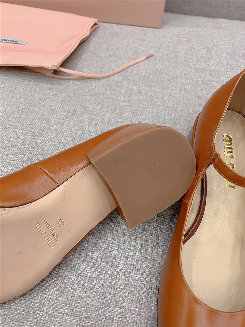 miumiu new thick heel Mary Jane shoes