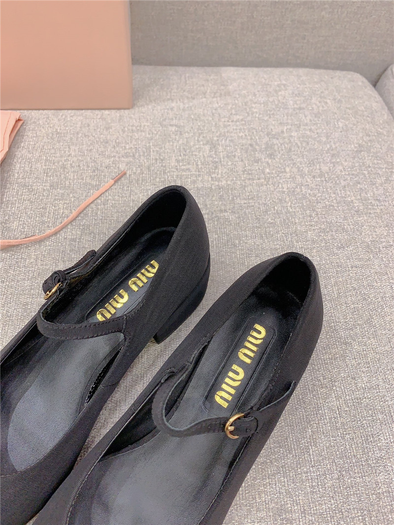 miumiu new thick heel Mary Jane shoes