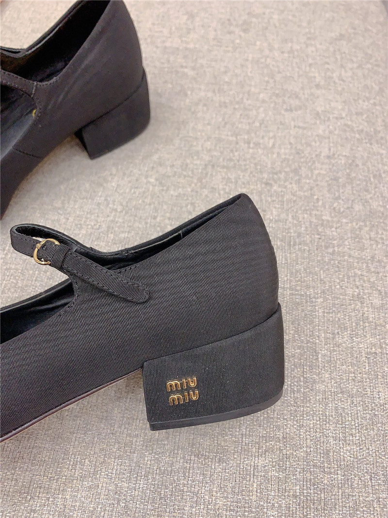 miumiu new thick heel Mary Jane shoes