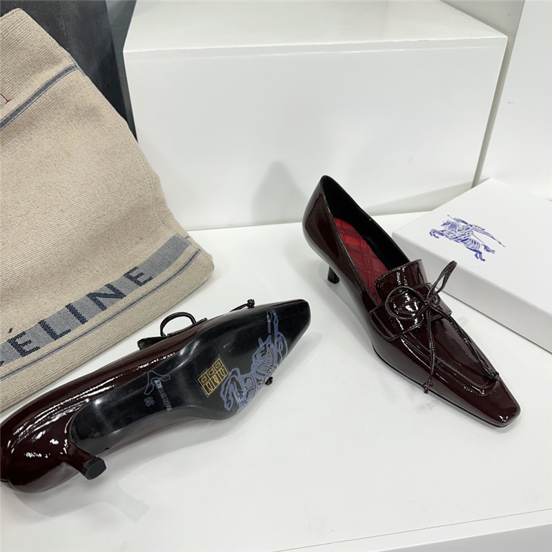 Burberry retro empty toe half drag