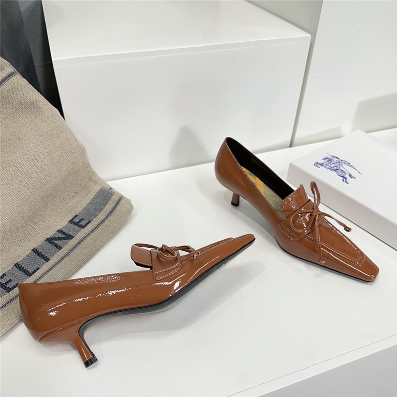 Burberry retro empty toe half drag