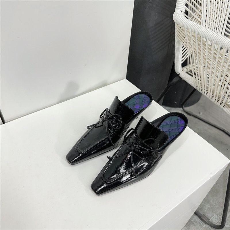 Burberry retro empty toe half drag