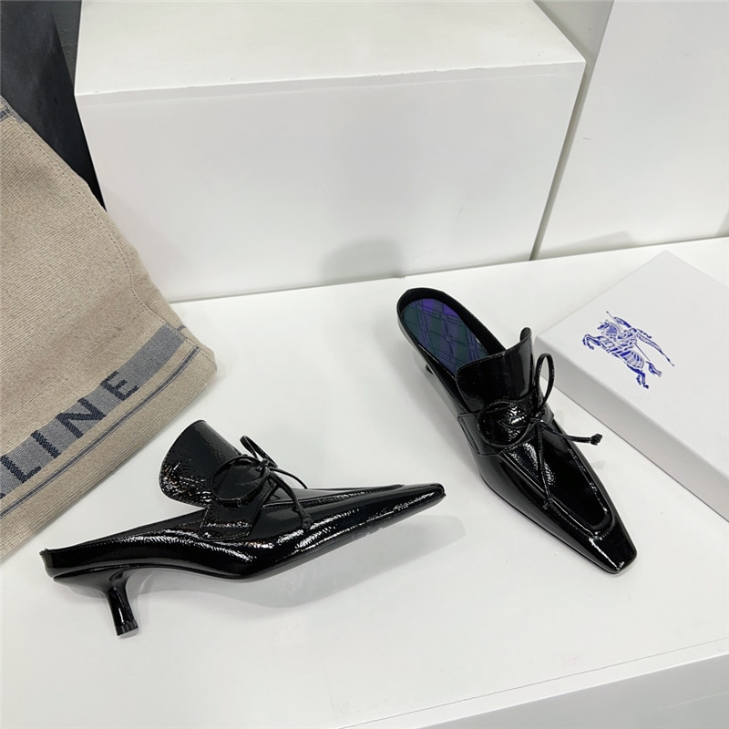 Burberry retro empty toe half drag