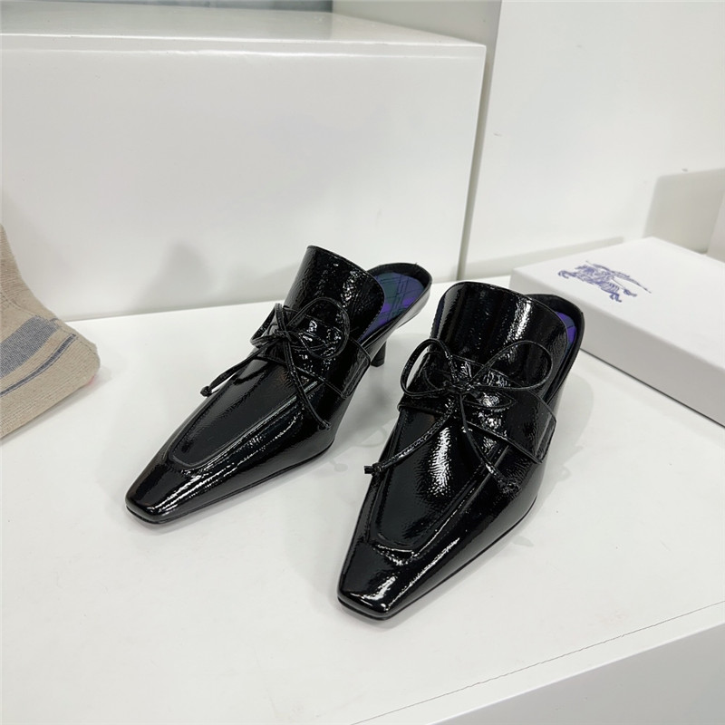 Burberry retro empty toe half drag